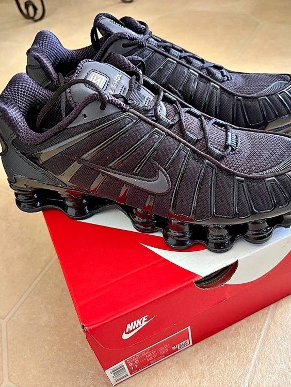 Nike Shox TL Black US 9.5